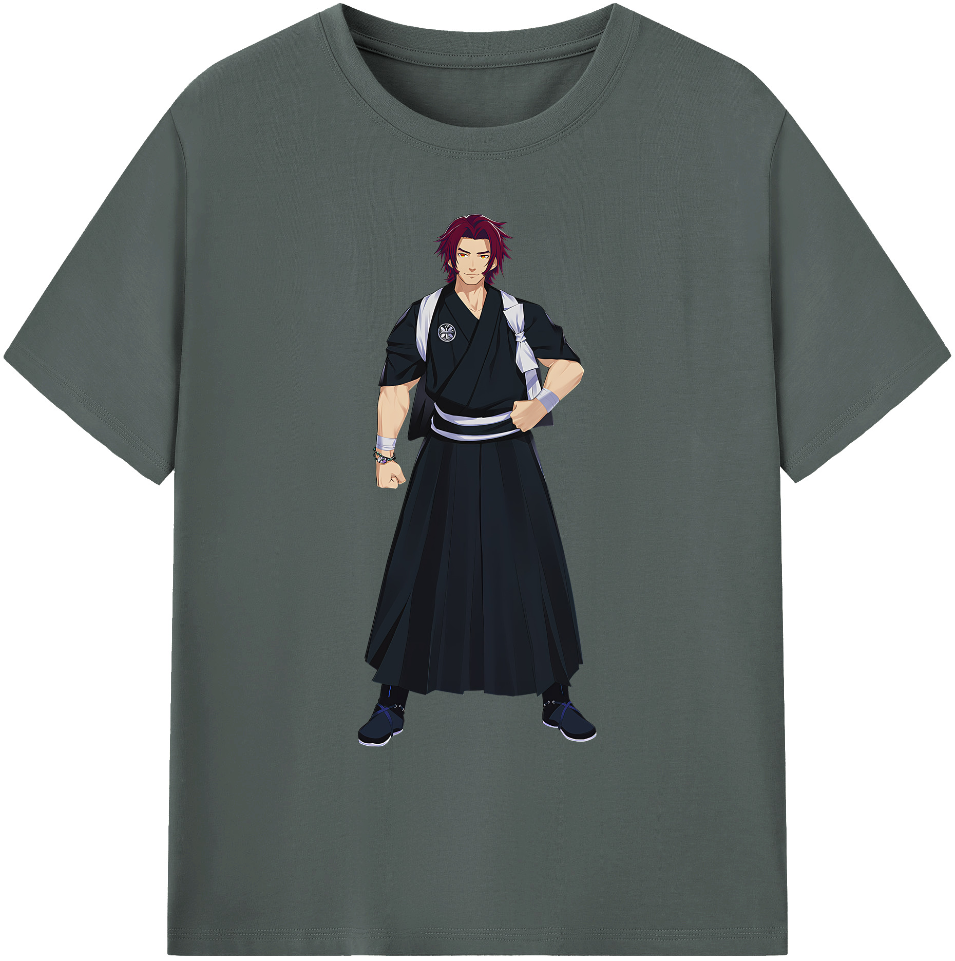 （画像用） 刀剣乱舞 Touken Ranbu 綿100％ メンズ半袖Tシャツ｜肌触りやわらか＆通気性
